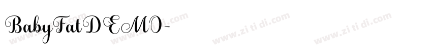 BabyFatDEMO字体转换