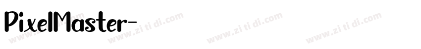 PixelMaster字体转换