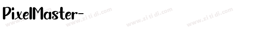 PixelMaster字体转换