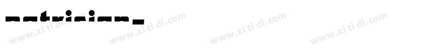 patrician字体转换