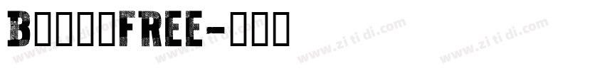 BucheFREE字体转换