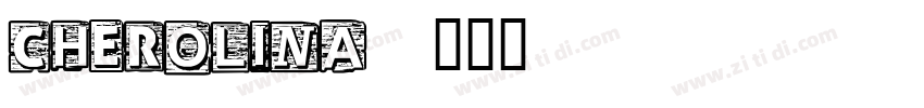 cherolina字体转换