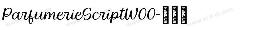 ParfumerieScriptW00字体转换