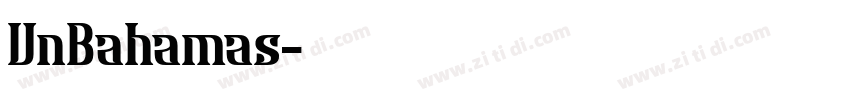 VnBahamas字体转换