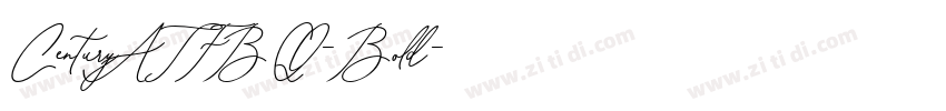 CenturyATFBQ-Bold字体转换