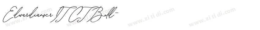 EdwardianscrITCTBold字体转换