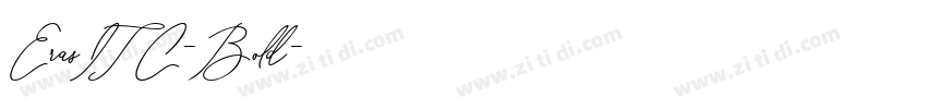 ErasITC-Bold字体转换