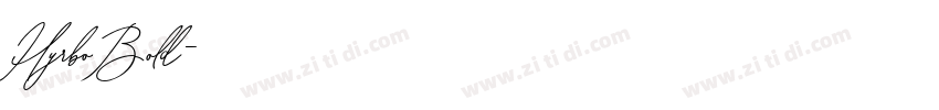 HyrboBold字体转换