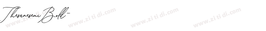 ThesanesemiBold字体转换