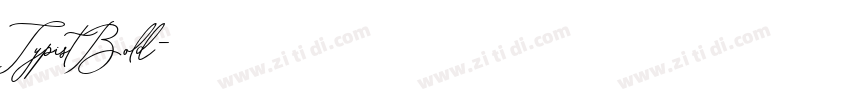 TypistBold字体转换