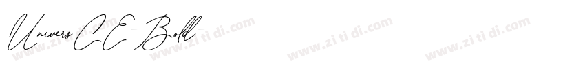 UniversCE-Bold字体转换 UniversCE-Bold字体转换