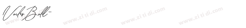 VoilesBold字体转换 VoilesBold字体转换