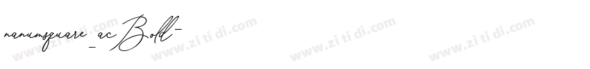 nanumsquare_acBold字体转换 nanumsquare_acBold字体转换