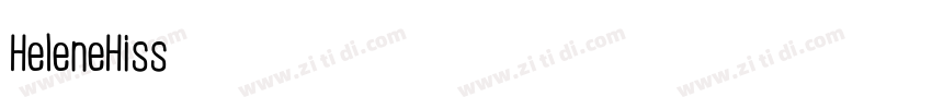 HeleneHiss字体转换
