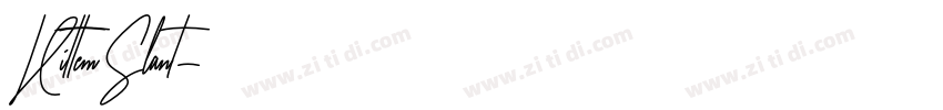 KittemSlant字体转换
