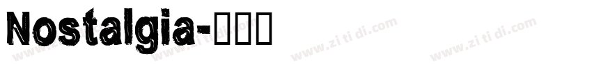 Nostalgia字体转换