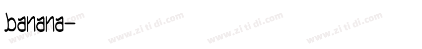banana字体转换