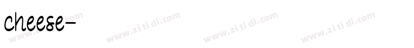 cheese字体转换
