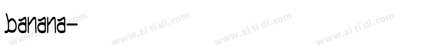 banana字体转换
