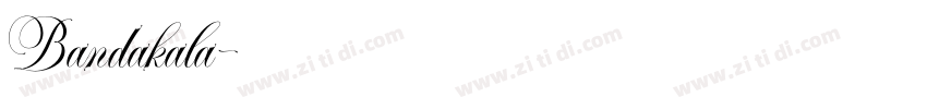 Bandakala字体转换