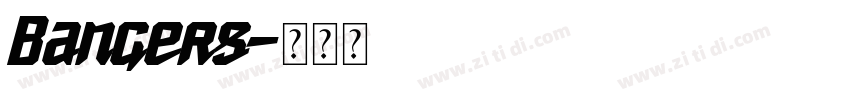 Bangers字体转换