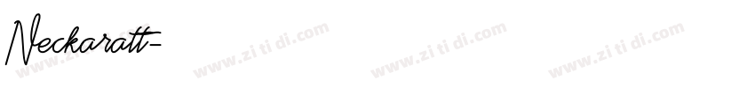 Neckaratt字体转换