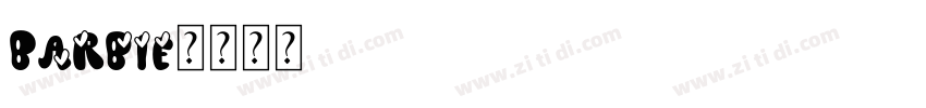 Barbie字体转换