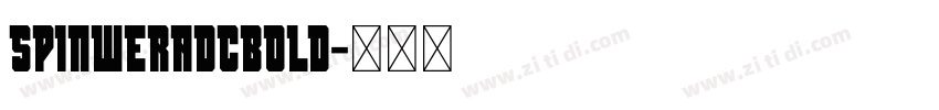 spinweradCBold字体转换