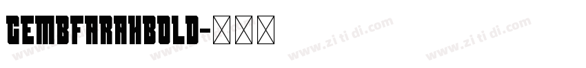 GEMBFarahBold字体转换