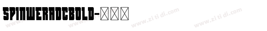 spinweradCBold字体转换