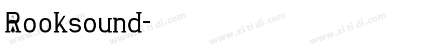 Rooksound字体转换