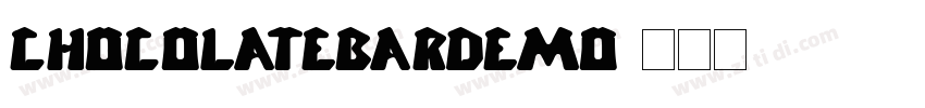 ChocolateBarDemo字体转换