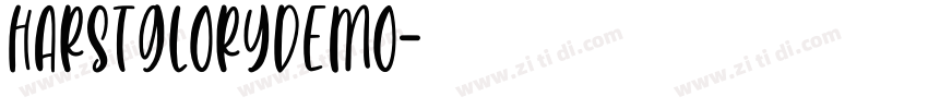 HarstGloryDemo字体转换