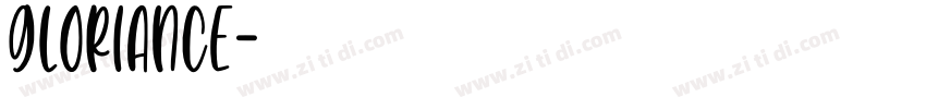 gloriance字体转换