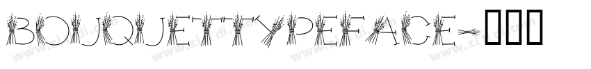 BouquetTypeface字体转换