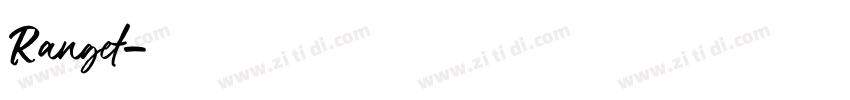 Ranget字体转换