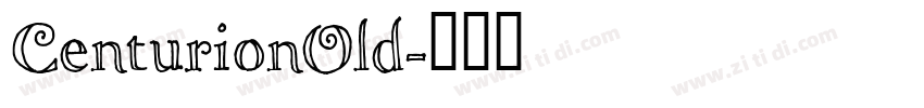 CenturionOld字体转换