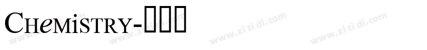 Chemistry字体转换