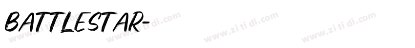 battlestar字体转换