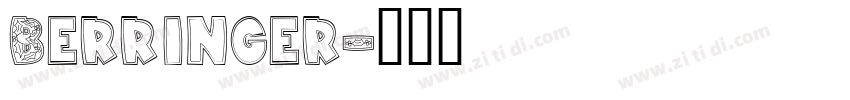 Berringer字体转换
