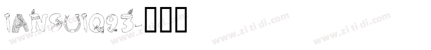 Iansui093字体转换