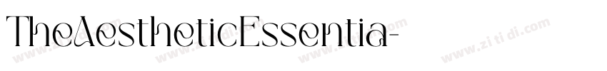 TheAestheticEssentia字体转换