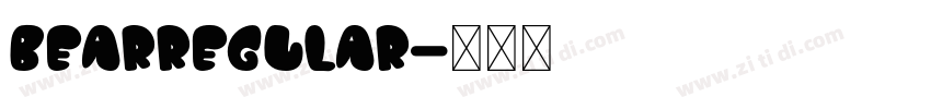 BearRegular字体转换