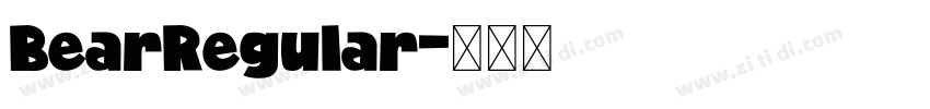 BearRegular字体转换