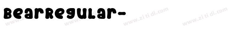 BearRegular字体转换