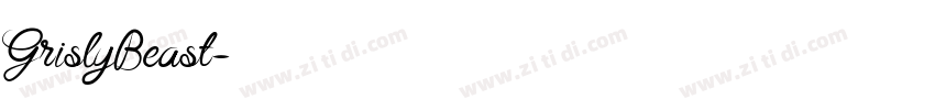 GrislyBeast字体转换