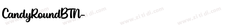 CandyRoundBTN字体转换