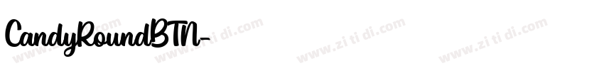 CandyRoundBTN字体转换