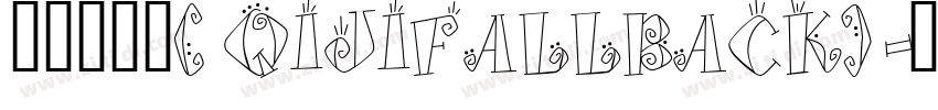 令东齐伋体(QIJIFALLBACK)字体转换