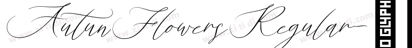 AutunFlowersRegular字体转换 AutunFlowersRegular字体转换